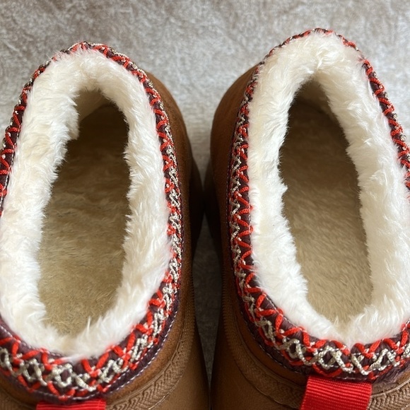 Brand New Suede Platform Clogs Mini Boots Short Ankle Slip On Faux Fur Slippers - Picture 13 of 14